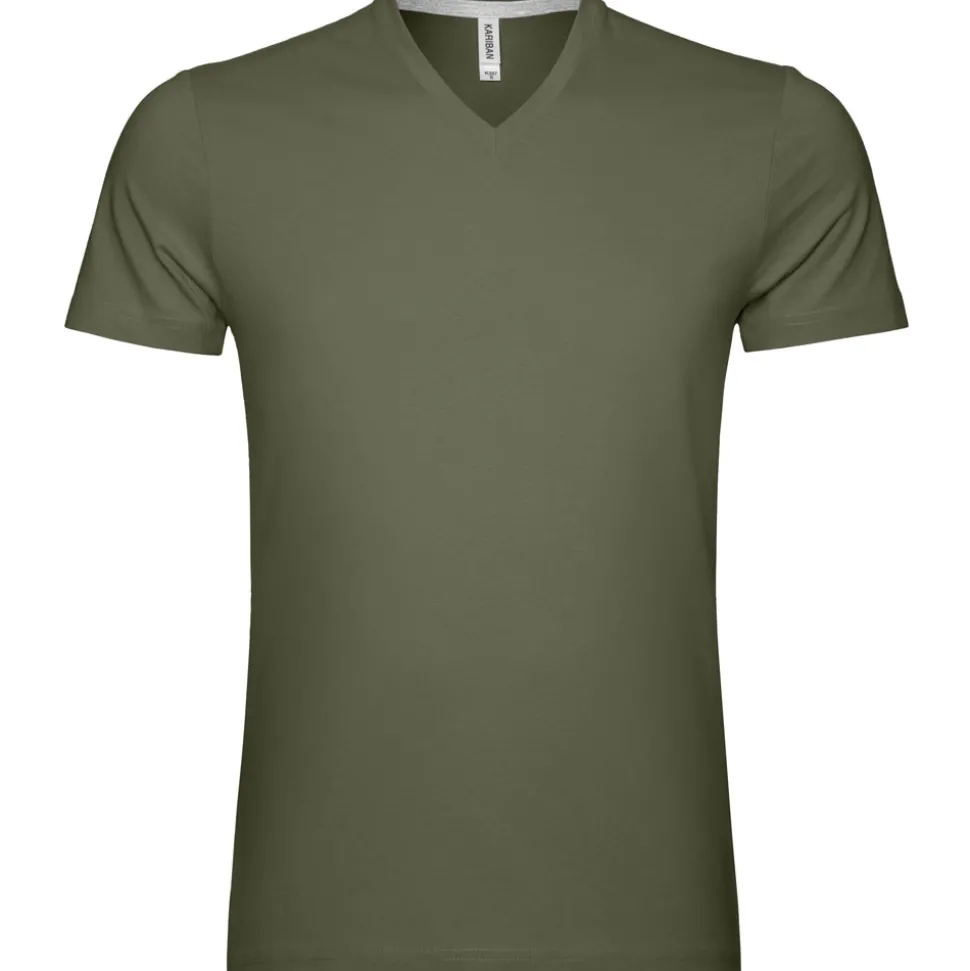 Männer T-Shirt mit V-Ausschnitt
