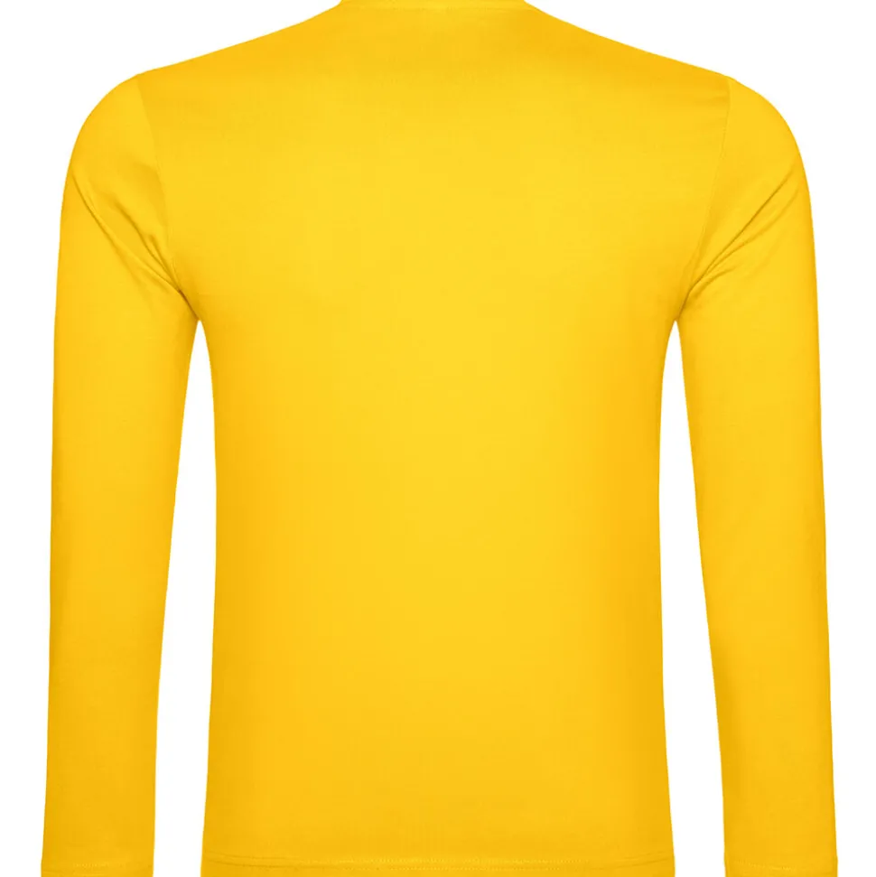 Männer V-Ausschnitt Langarmshirt in Übergröße