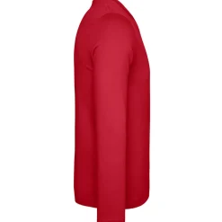 Männer V-Ausschnitt Langarmshirt in Übergröße