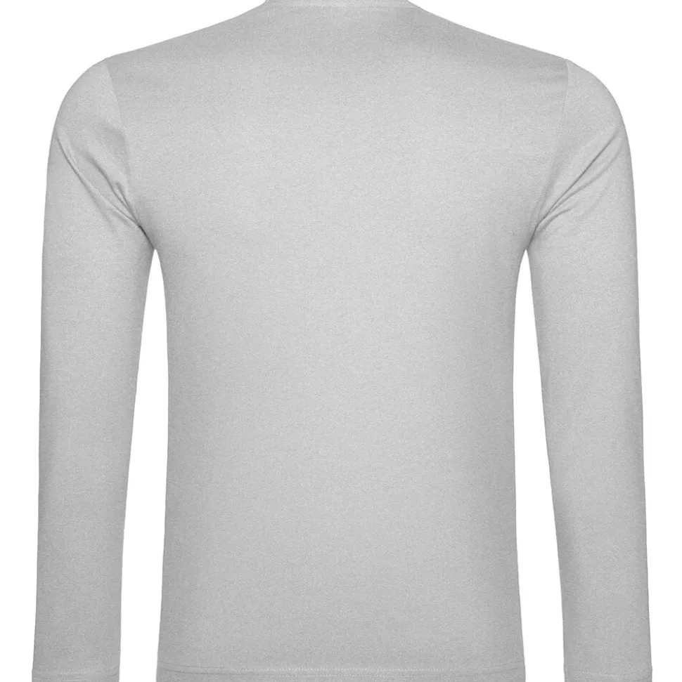 Männer V-Ausschnitt Langarmshirt in Übergröße