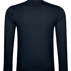 Männer V-Ausschnitt Langarmshirt in Übergröße