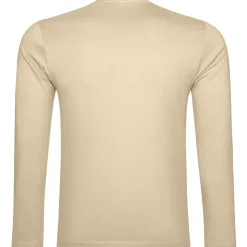 Männer V-Ausschnitt Langarmshirt in Übergröße
