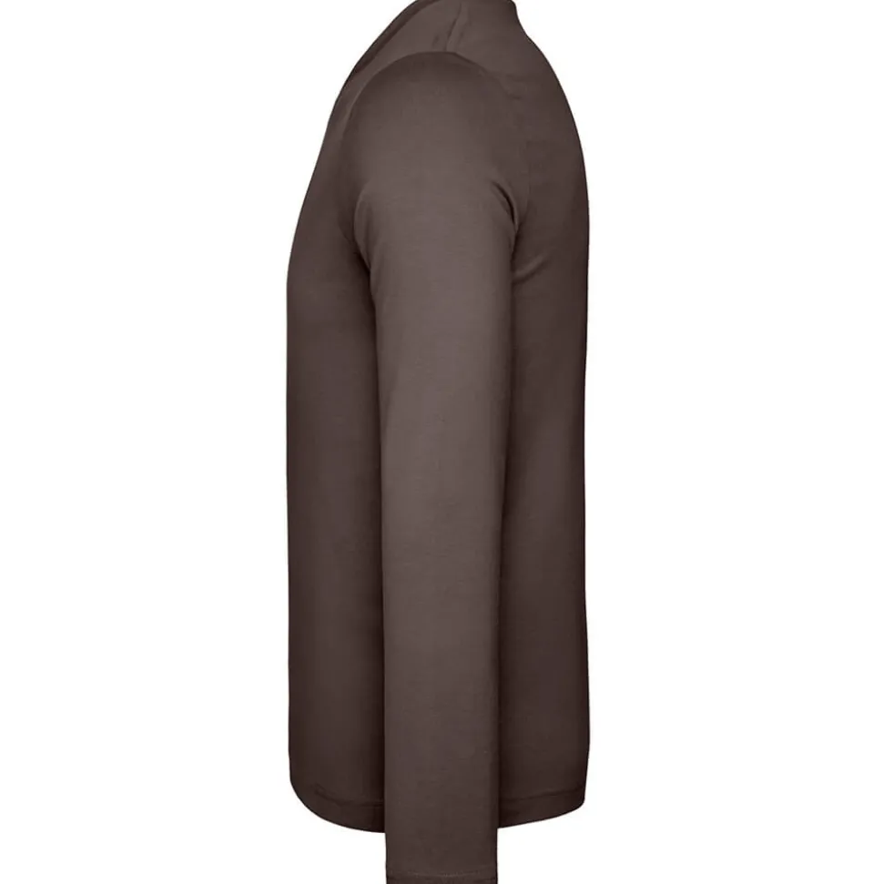 Männer V-Ausschnitt Langarmshirt in Übergröße