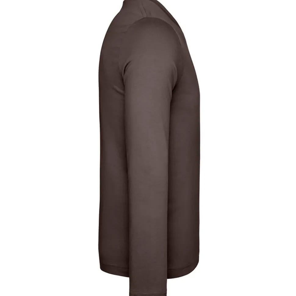 Männer V-Ausschnitt Langarmshirt in Übergröße