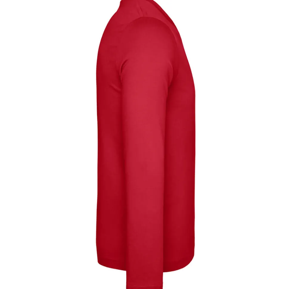 Männer V-Ausschnitt Langarmshirt