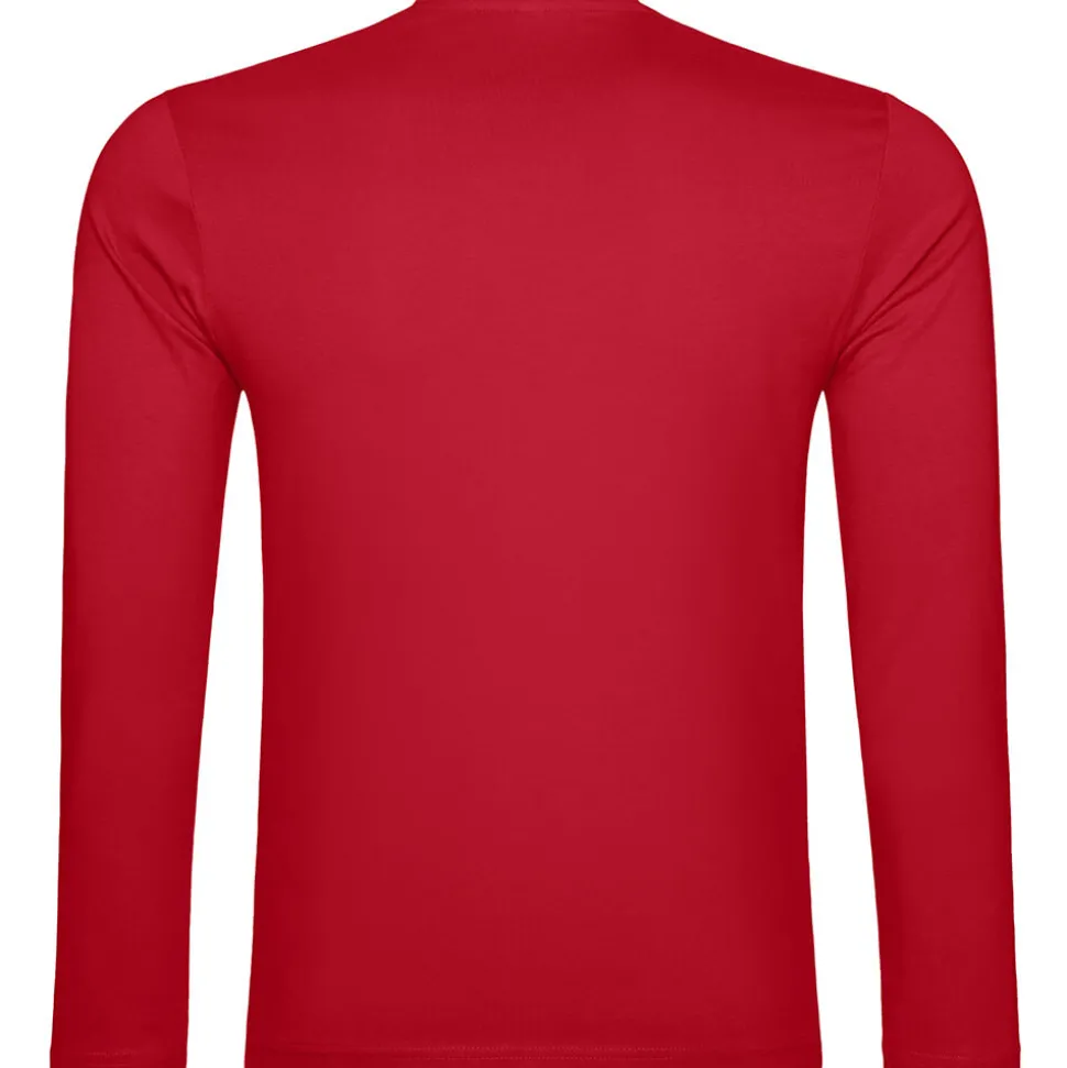 Männer V-Ausschnitt Langarmshirt