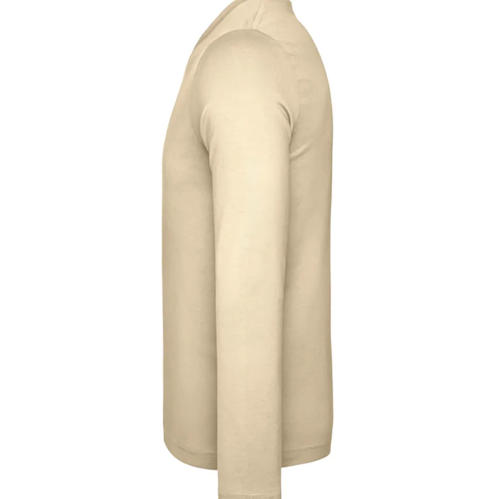 Männer V-Ausschnitt Langarmshirt