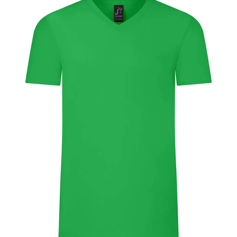 Männer V-Ausschnitt T-Shirt Victory