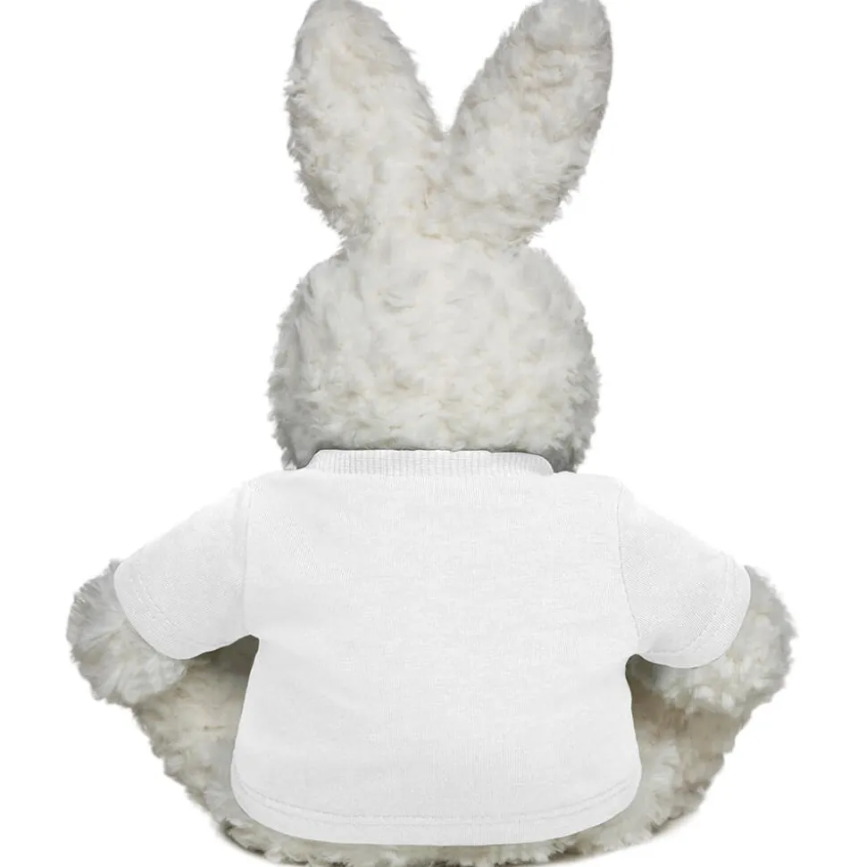 Stoffhase mit T-Shirt