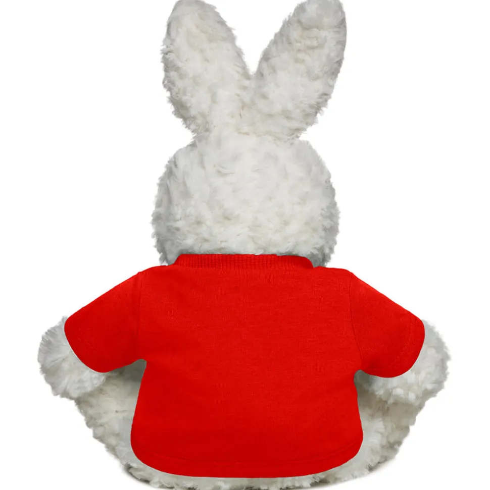 Stoffhase mit T-Shirt