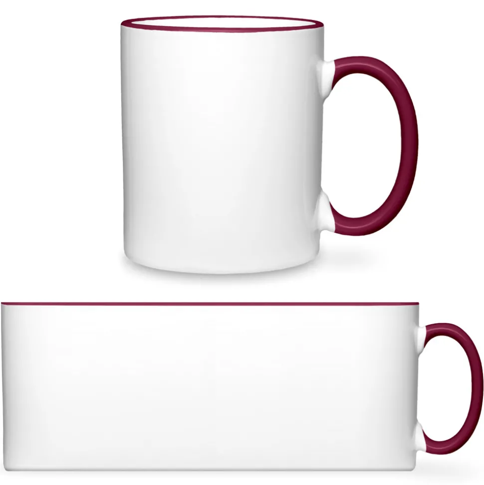 Tasse 2-farbig "Rim & Handle"
