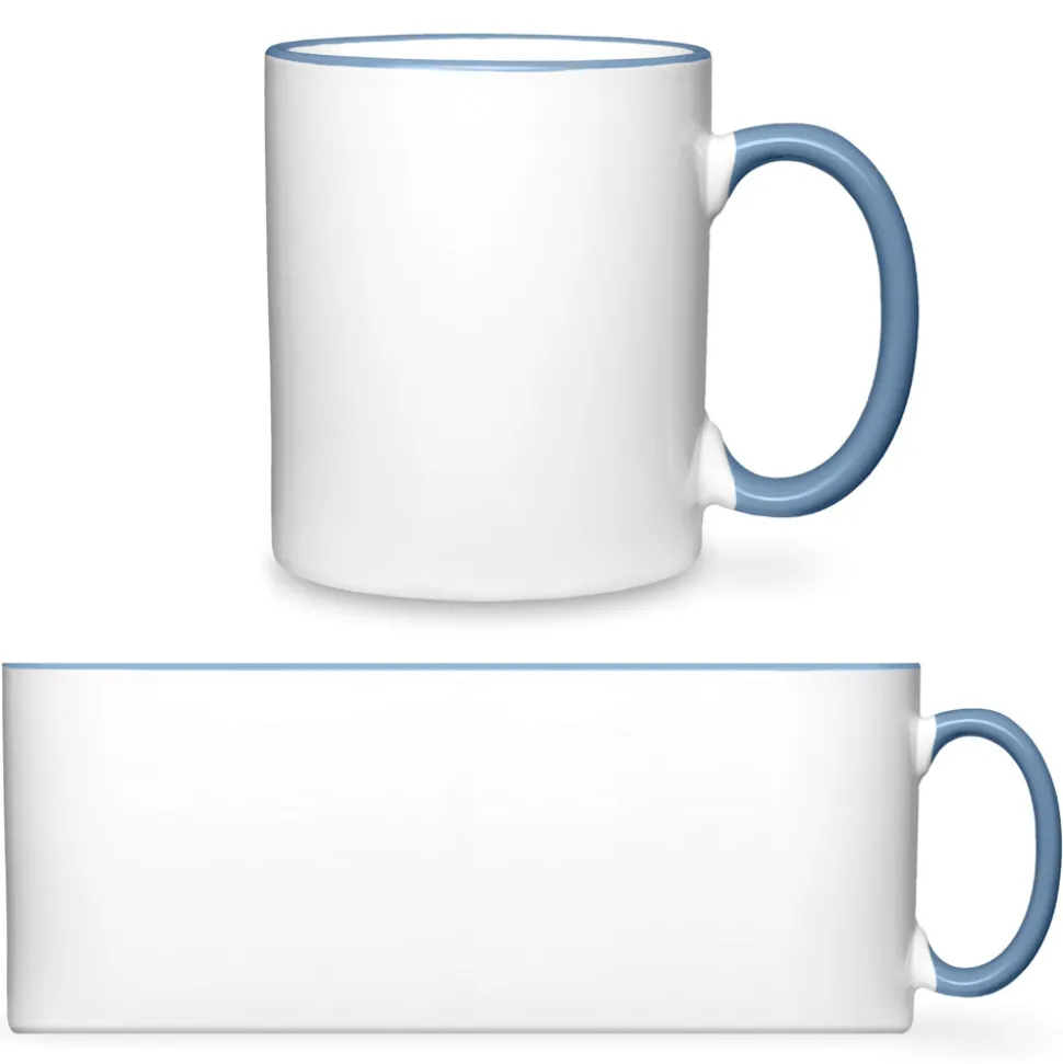 Tasse 2-farbig "Rim & Handle"