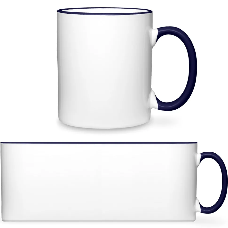 Tasse 2-farbig "Rim & Handle"