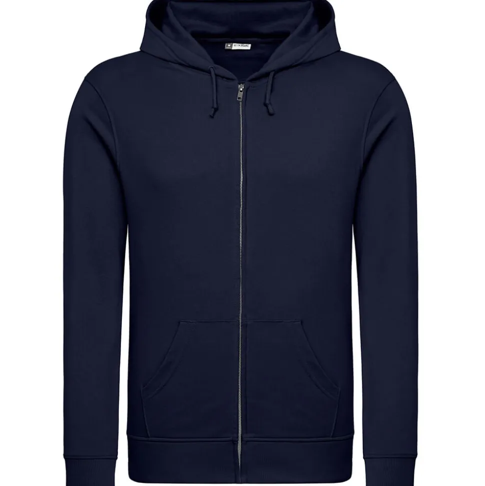 Unisex Bio Kapuzen-Sweatjacke 80/20 French Terry
