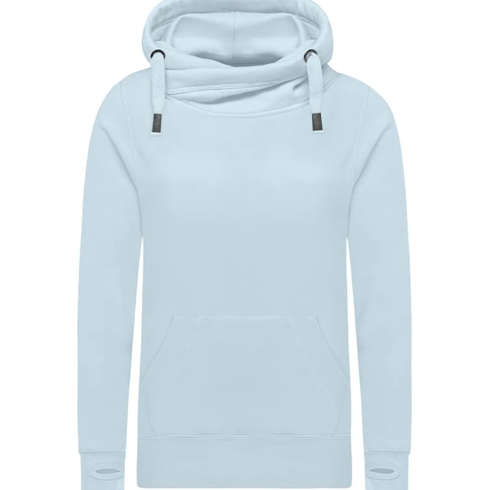 Unisex Cross-Over Kapuzenpullover