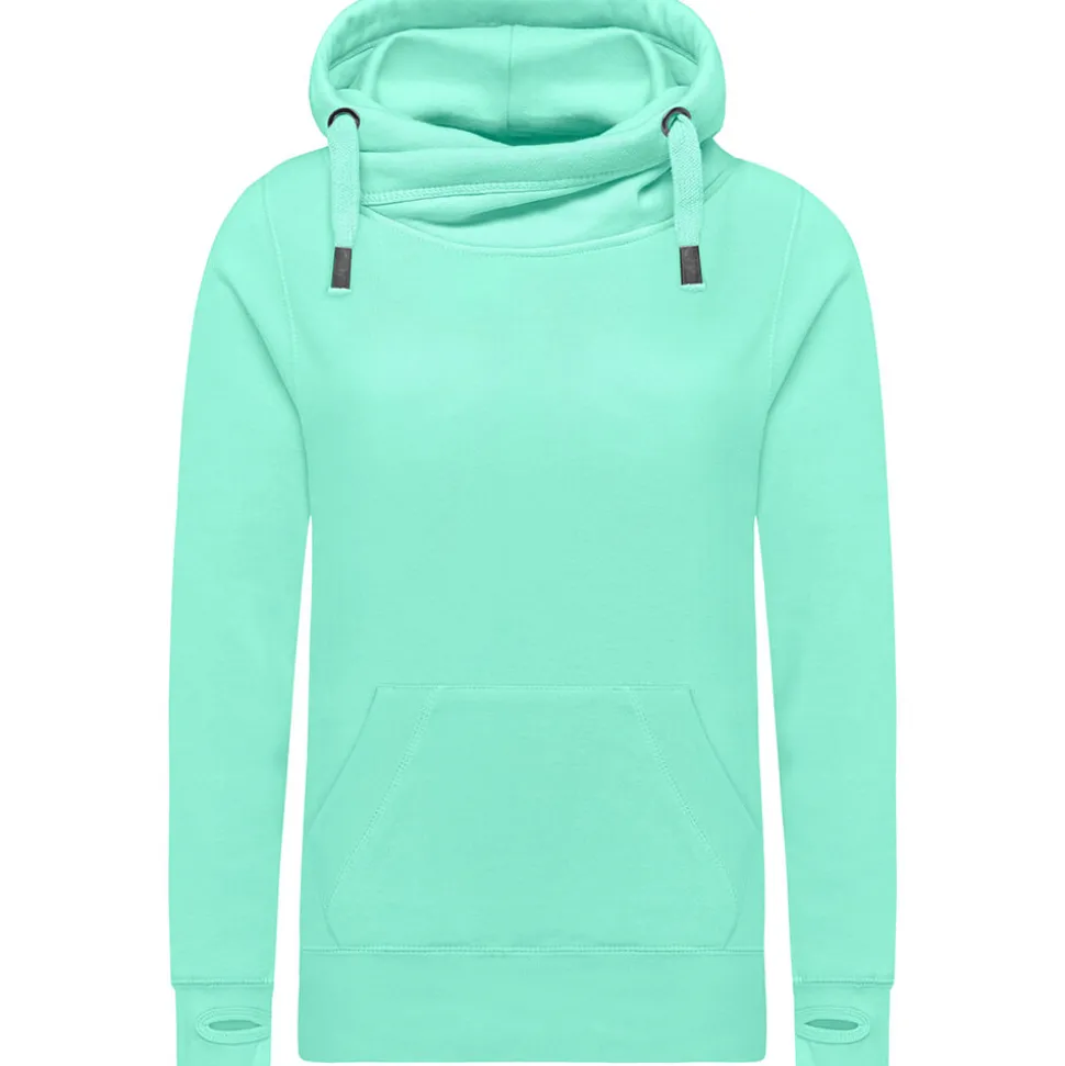 Unisex Cross-Over Kapuzenpullover
