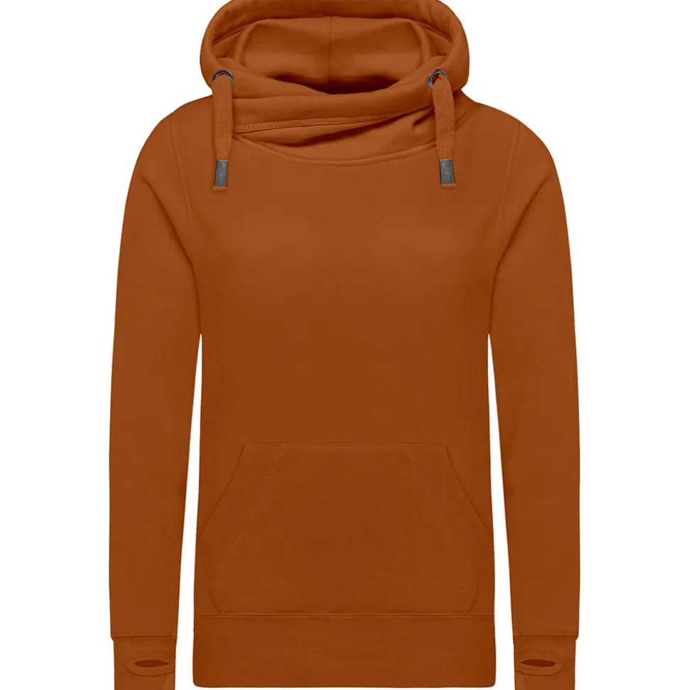 Unisex Cross-Over Kapuzenpullover