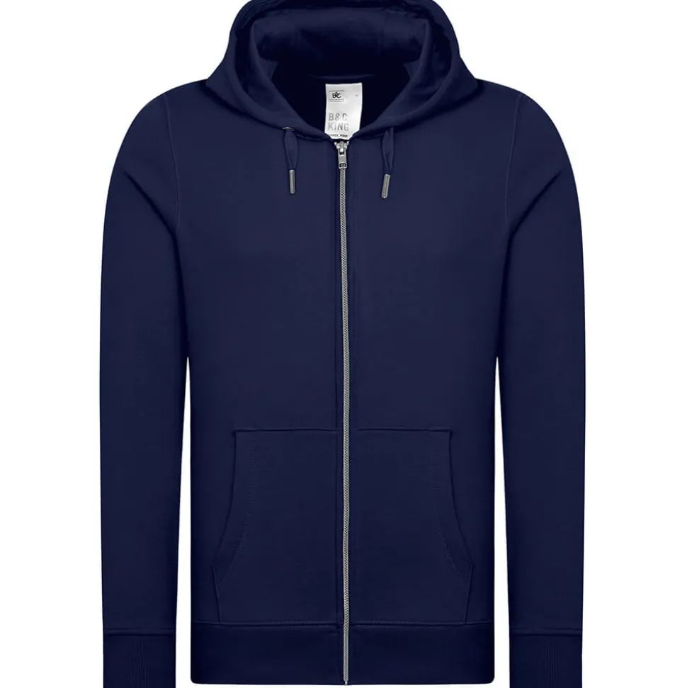 Unisex Kapuzen-Sweatjacke 80/20 Royal Line