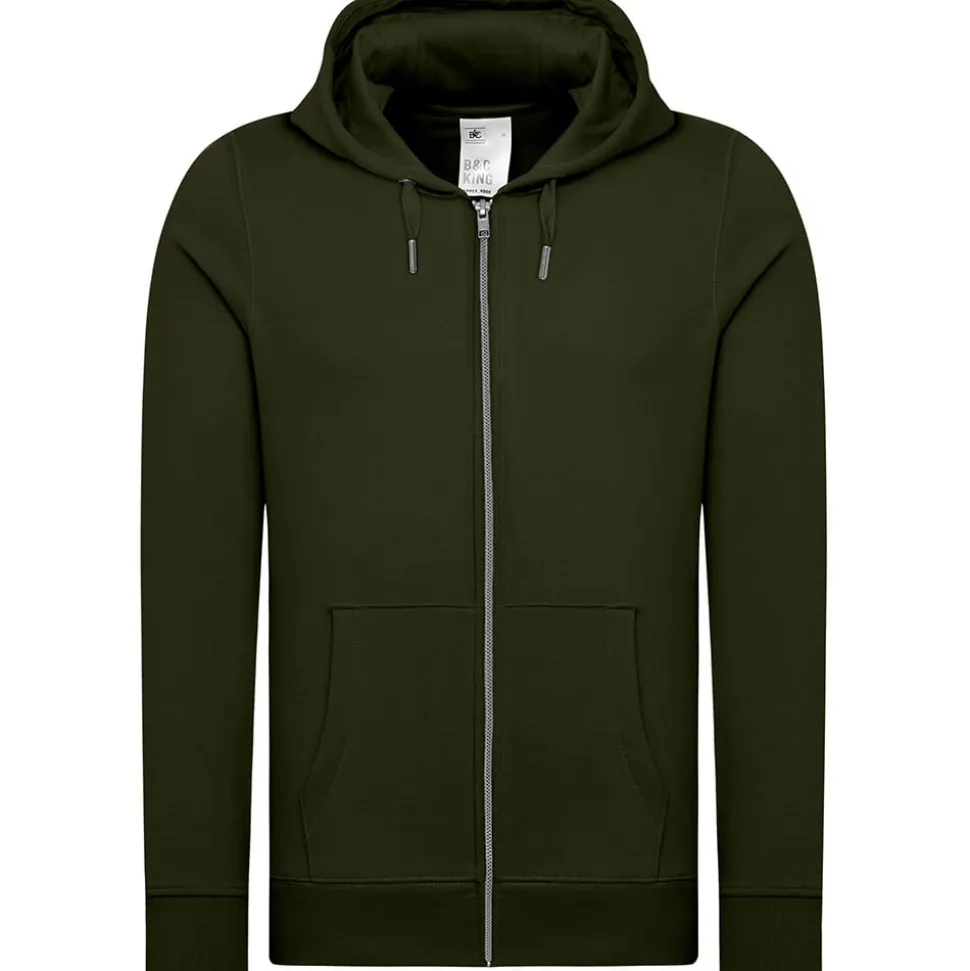 Unisex Kapuzen-Sweatjacke 80/20 Royal Line