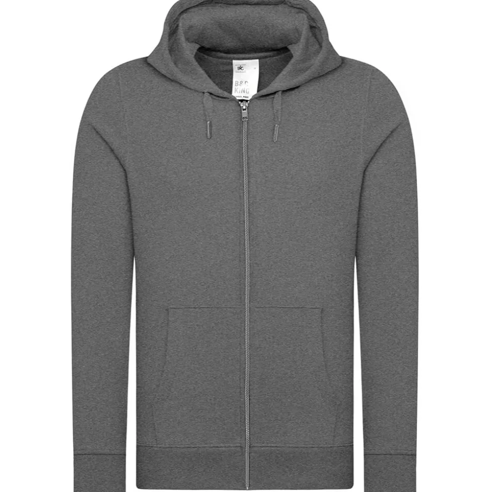 Unisex Kapuzen-Sweatjacke 80/20 Royal Line in Übergröße
