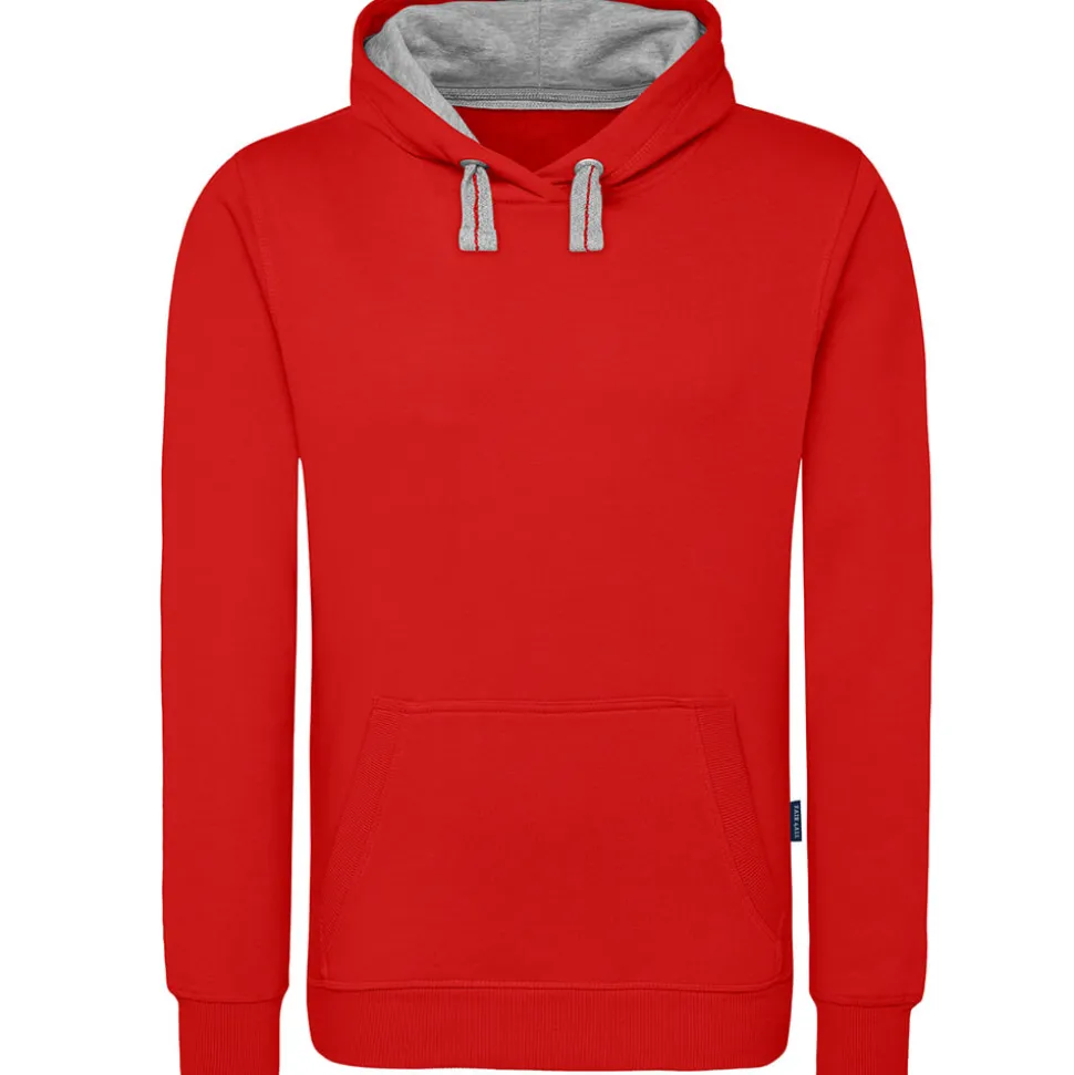 Unisex Kontrast Hoodie in Übergröße - Fair4All