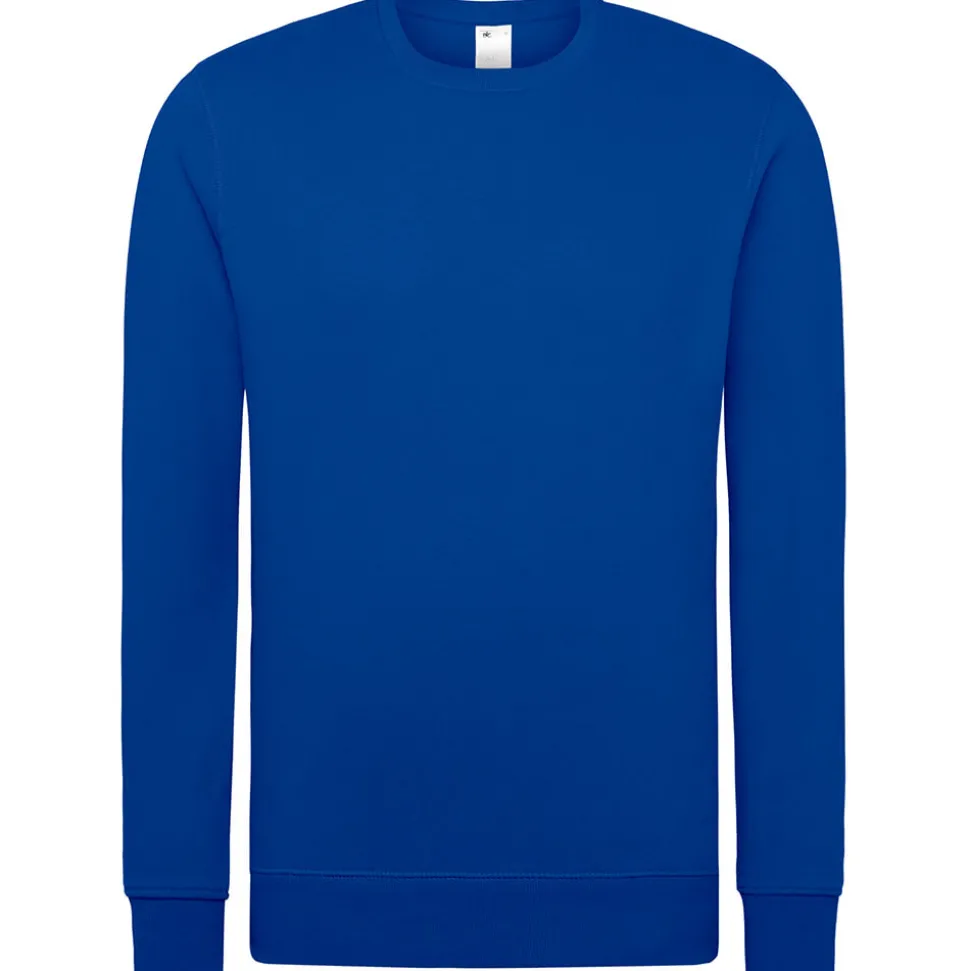 Unisex Set-In Sweatshirt 80/20 Royal Line in Übergröße