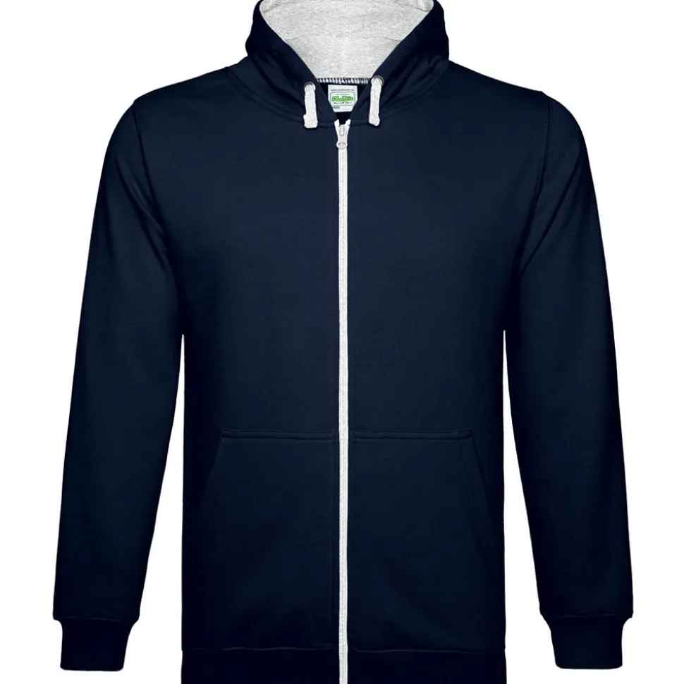 Unisex Varsity Kapuzen-Sweatjacke Zoodie