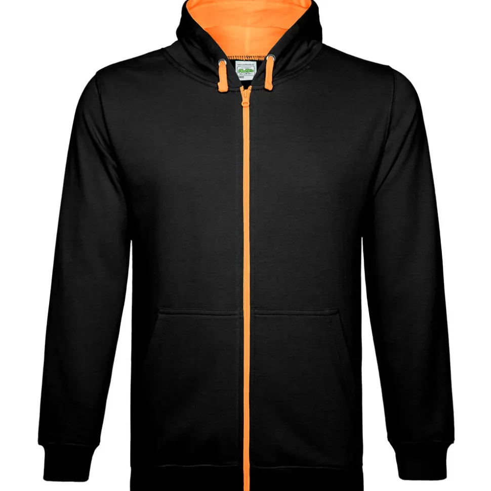 Unisex Varsity Kapuzen-Sweatjacke Zoodie