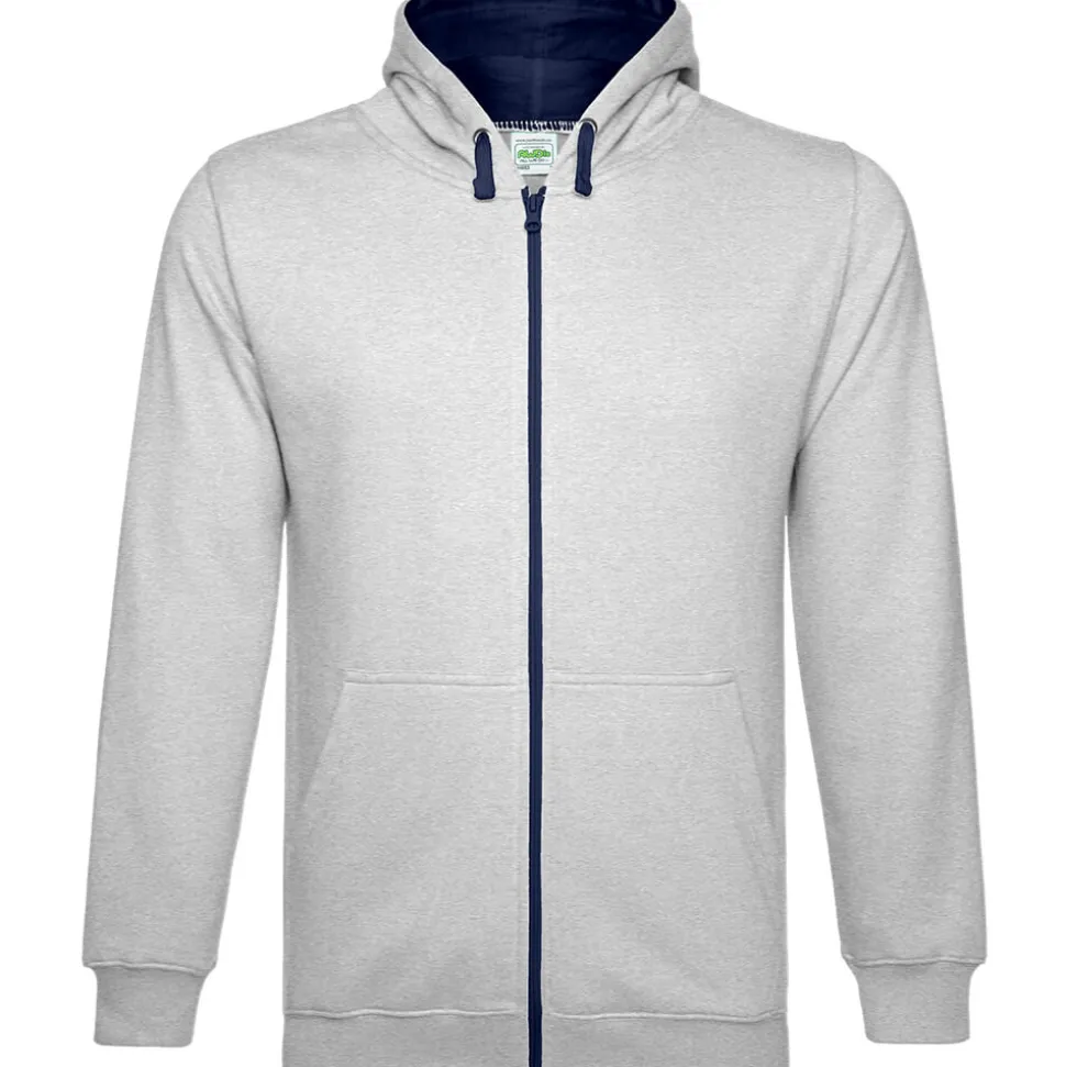 Unisex Varsity Kapuzen-Sweatjacke Zoodie