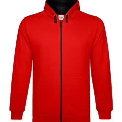Unisex Varsity Kapuzen-Sweatjacke Zoodie